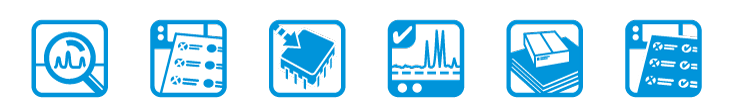 Icons zur Erklaerung eines Bestellvorgangs